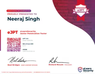 ELearnSecurity Junior Penetraion Tester