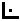 Pigpen symbol for letter L