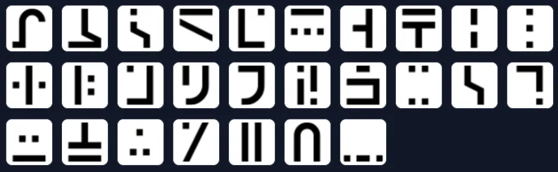 Standard Galactic Alphabet