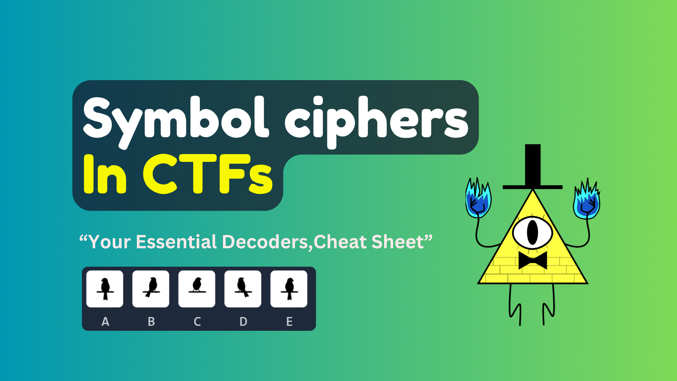 Master symbol ciphers in CTF competitions with this comprehensive guide covering Pigpen, Wingdings, Dancing Men, and other visual cryptography techniques used in cybersecurity challenges.