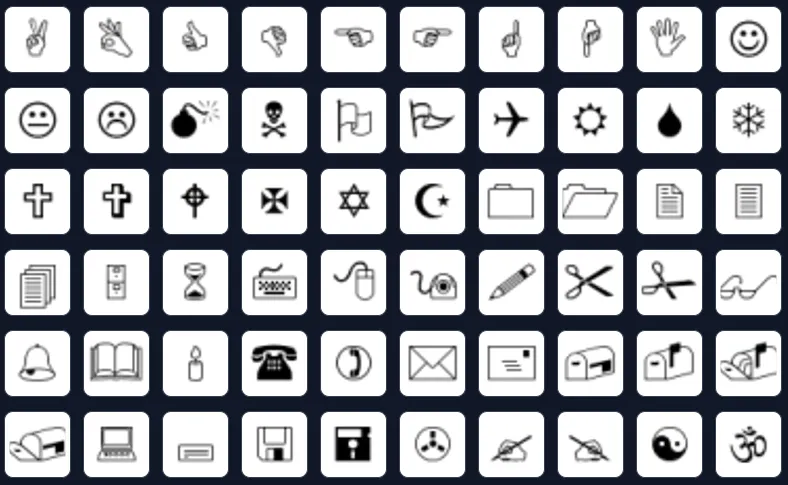 Wingdings Font Cipher
