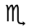 Wingdings symbol for letter e