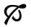 Wingdings symbol for letter O