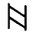 GravityFallsRunes symbol for letter F