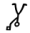 Dancing Men symbol for letter G