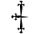 Daggers symbol for letter I