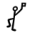 Dancing Men symbol for letter J