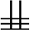 ChineseCode symbol for letter K