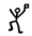 Dancing Men symbol for letter O