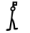 Dancing Men symbol for letter Q