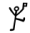 Dancing Men symbol for letter R