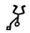 Dancing Men symbol for letter X