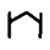 GravityFallsRunes symbol for letter Y