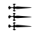 Daggers symbol for letter Z