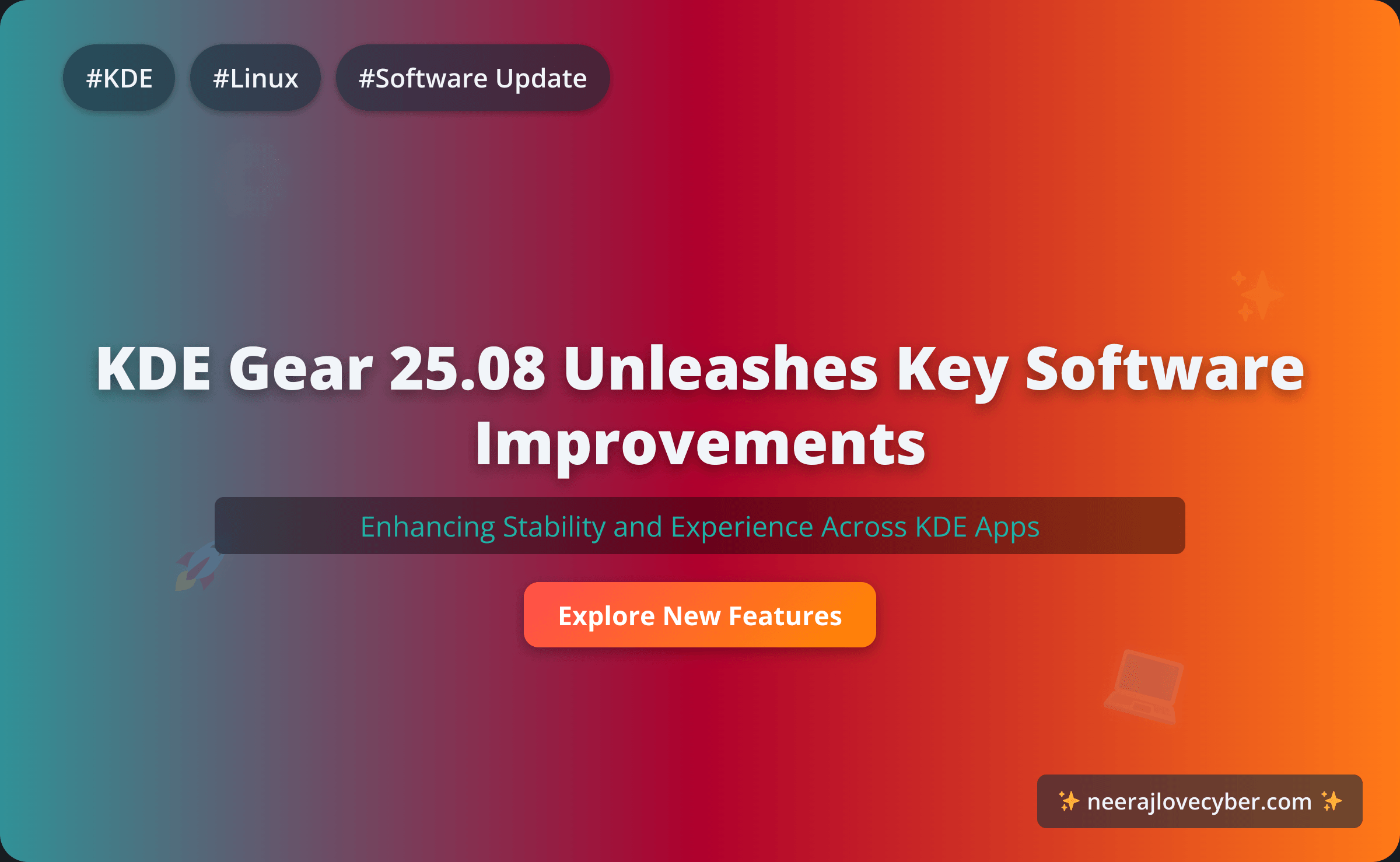 KDE Gear 25.08 is here, delivering a fresh wave of updates to the popular open-source software suite. This release focuses on enhancing stability and user experience across dozens of applications. Key highlights include performance boosts for the Dolphin file manager, improved color scheme handling in the Konsole terminal, and powerful new window-specific recording features in the Spectacle screenshot tool. Users can also expect refinements in the Kate text editor, Kdenlive video editor, and Okular document viewer. This version continues KDE's commitment to providing a robust, secure, and productive environment for Linux users everywhere.