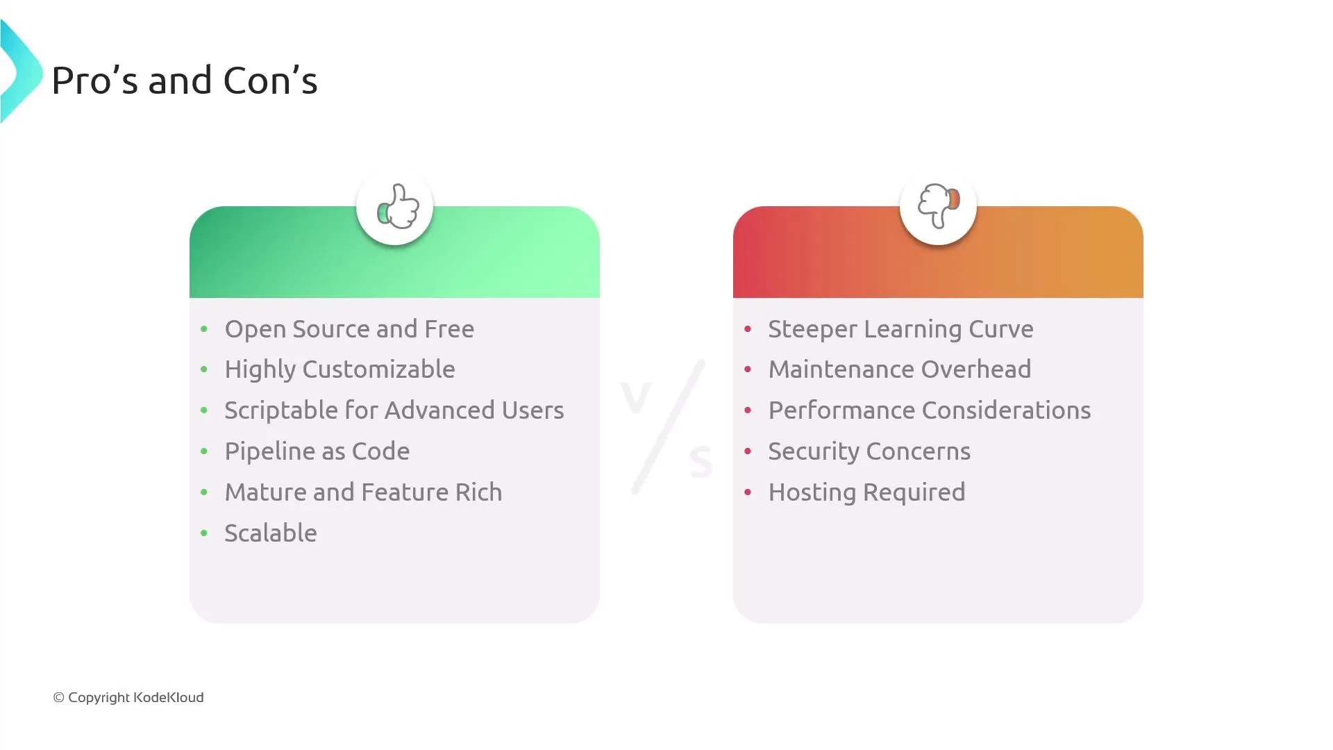 Jenkins Open Source Pros and Cons