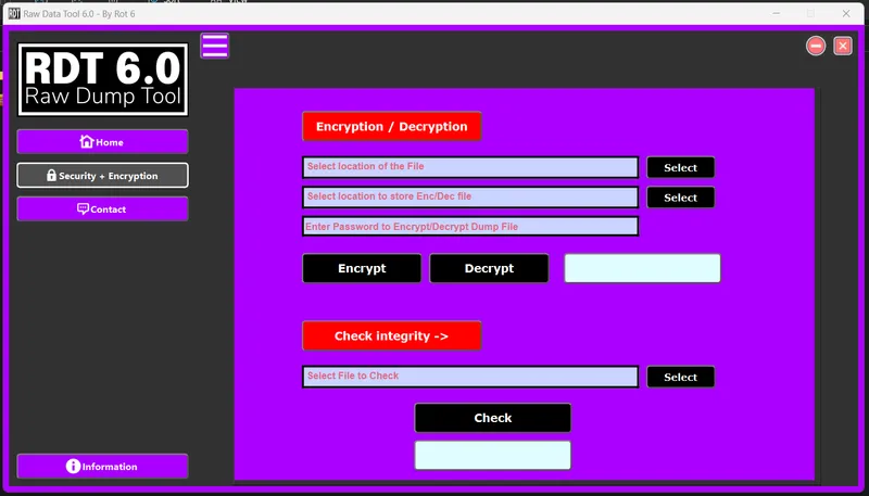 Raw Dump Tool Demo