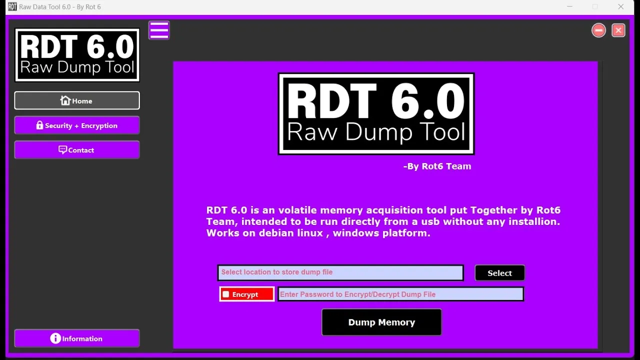 Raw Dump Tool