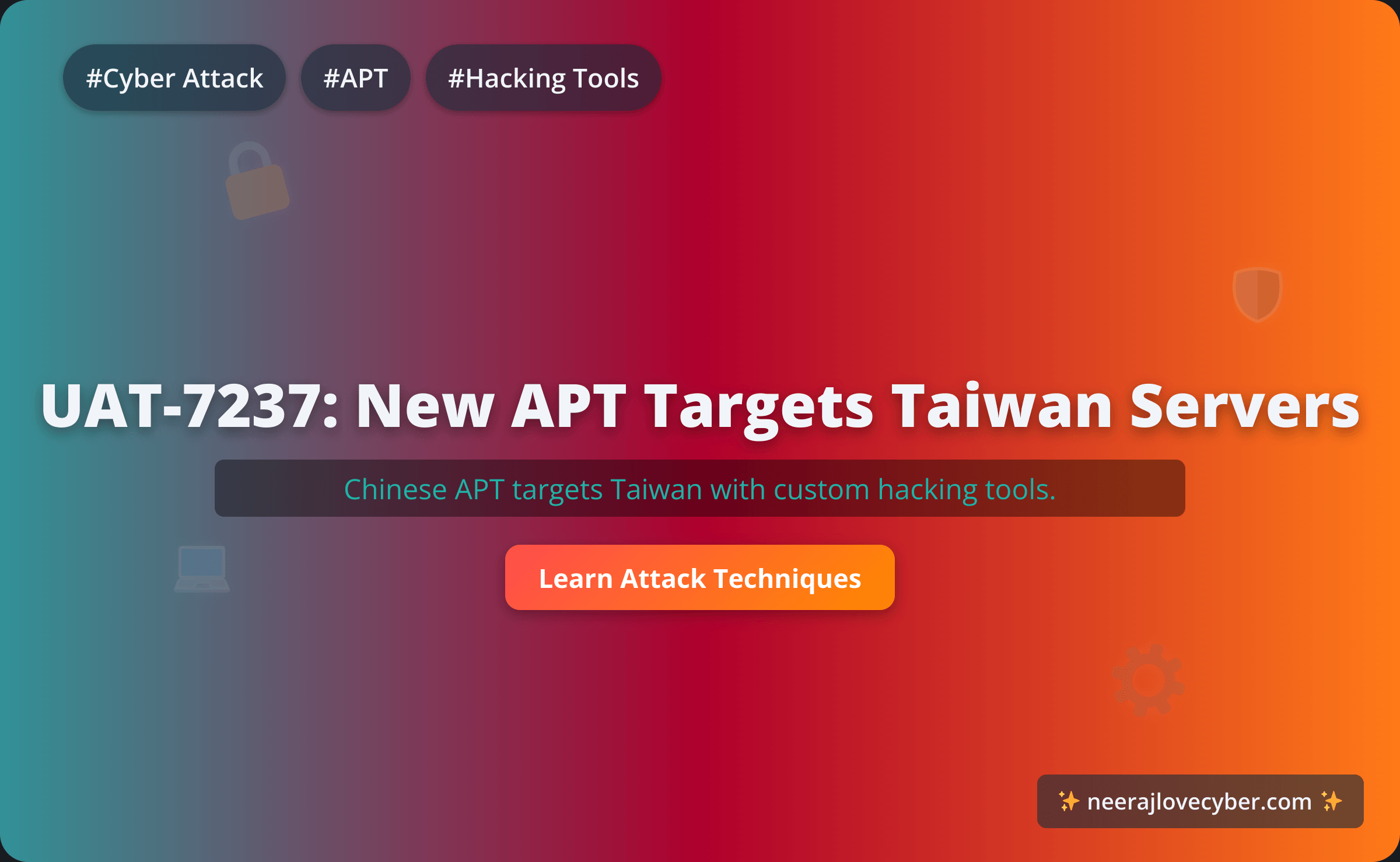 Chinese APT group UAT-7237 targets Taiwan web servers with custom open-source tools like SoundBill to establish long-term access. Learn their TTPs.