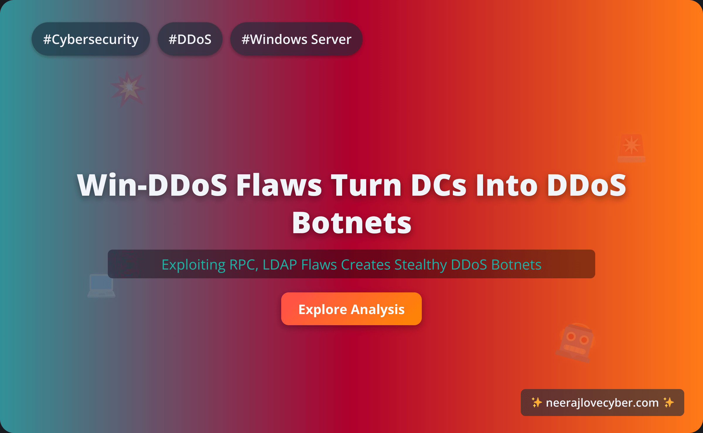 Win-DDoS Flaws Turn Domain Controllers into Botnets