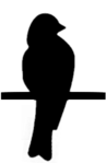 Birds on a Wire symbol for letter X