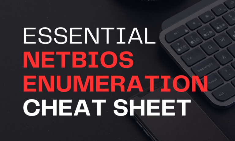 essential NetBIOS enumeration cheat sheet